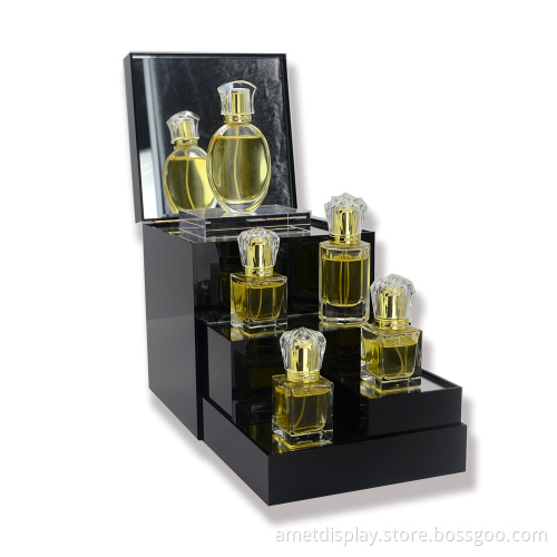 Cosmetics Display Box Mirror Surface Acrylic Perfume 202107